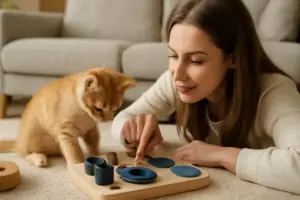 Giochi educativi per gatti appena arrivati: stimola la curiosità e rafforza il legame
