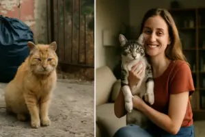 Gatti abbandonati a Pesaro: una storia vera che mostra il cambiamento possibile con l’adozione