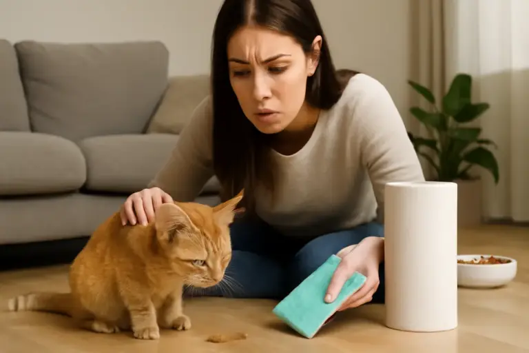 Cosa fare se il gatto appena arrivato vomita spesso? Piccoli accorgimenti che fanno la differenza
