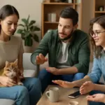 La prima visita degli amici dopo l’adozione del gatto: cosa fare per non destabilizzare l’animale