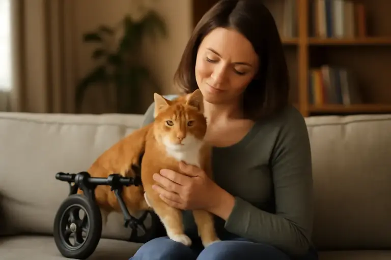 Esperienze di vita con gatti disabili adottati: l’arricchimento umano che non ti aspetti