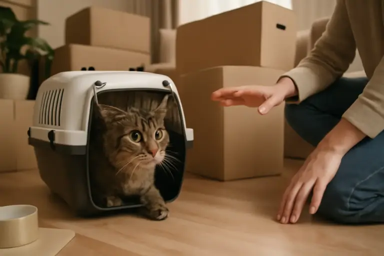 Gatto pauroso durante il trasloco? I passaggi chiave per un inserimento tranquillo