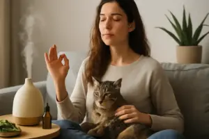 Terapie antistress naturali dopo l’adozione: rimedi poco conosciuti per un gatto più sereno