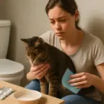 Come comportarsi se il gatto adottato ha diarrea? Passi essenziali per aiutarlo senza panico