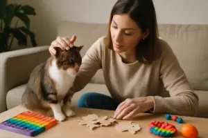 Gatto adottato e giochi casalinghi: le idee antistress che favoriscono il benessere