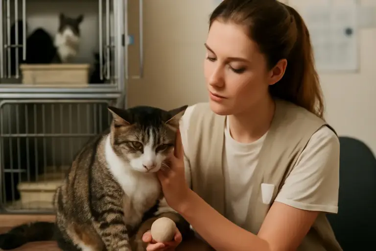 Come riconoscere segni di stress nei gatti quando si fa volontariato: piccoli gesti che aiutano la loro tranquillità
