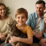 Come il gatto scelto dai bambini si trasforma nell’amico di tutta la famiglia: esempi positivi