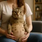 Gattina gravida salvata: la storia che spiega come funziona l’affido delle future mamme