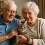Gatto adottato da anziani: perché le storie di compagnia fanno bene a entrambi